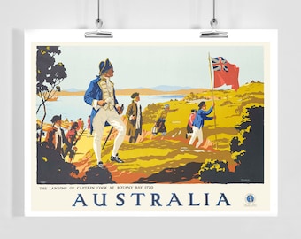 1775 Captain JAMES COOK Glossy 8x10 Photo Painting Print British Explorer Poster