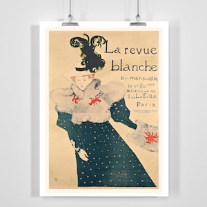 The White Review Vintage Poster by Henri de Toulouse-Lautrec - Framed / Unframed