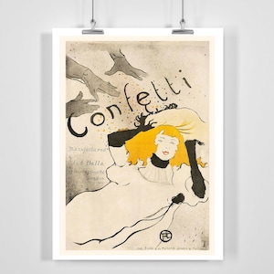 Henri de Toulouse-Lautre、Confetti、希少画集画