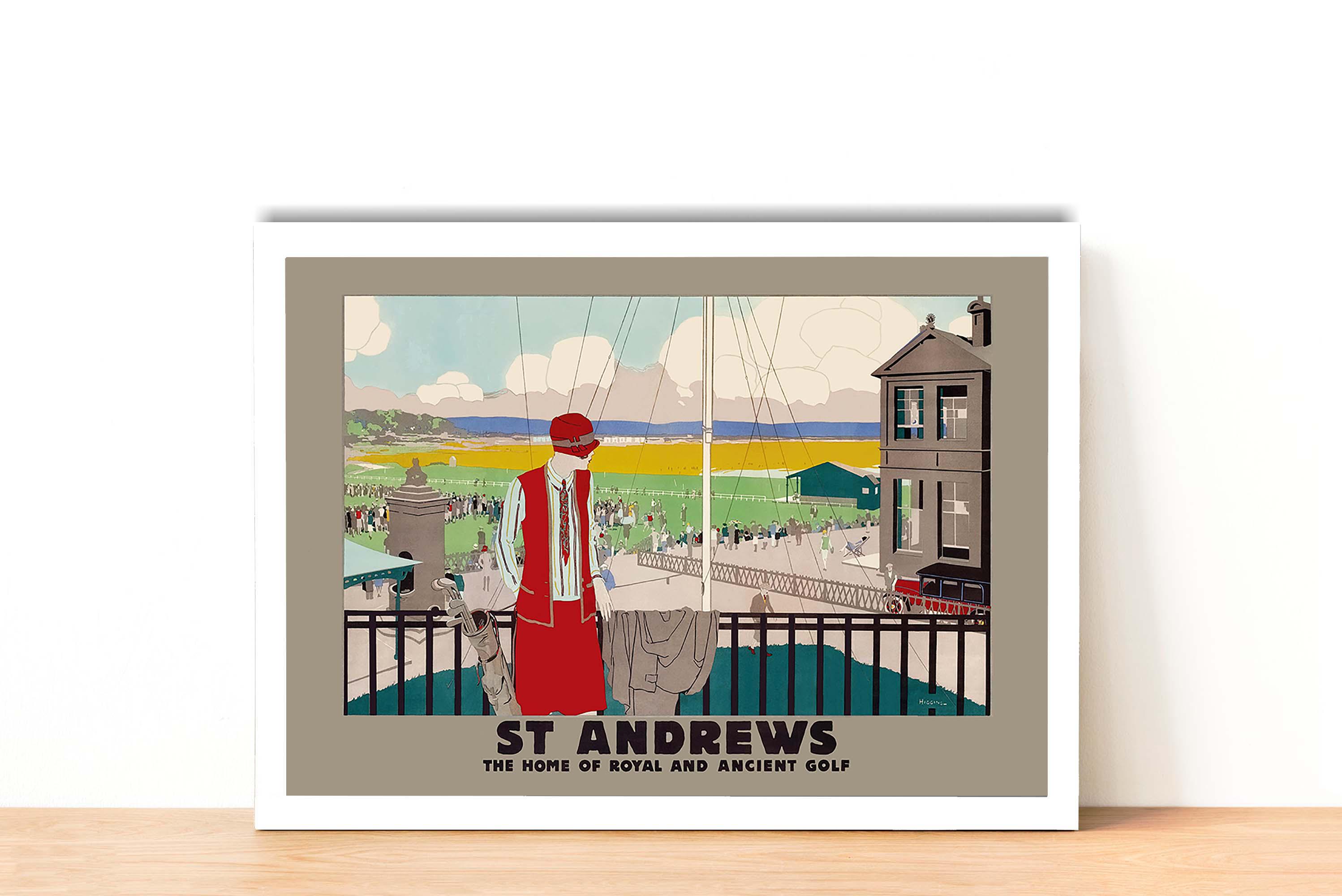 St Andrews the Home of the Royal and Ancient Game Vintage Travel