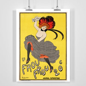 1899 Le Frou Frou Leonetto Cappiello Vintage Advertising Poster - Framed / Unframed