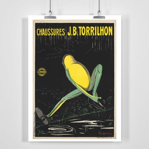 Chaussures J.B. Torrilhon Vintage Werbeplakat von Leonetto Cappiello - Gerahmt/Ungerahmt