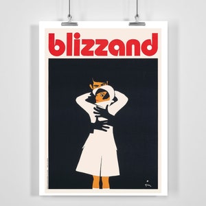 Blizzand Embrace Vintage Werbeplakat - gerahmt / ungerahmt