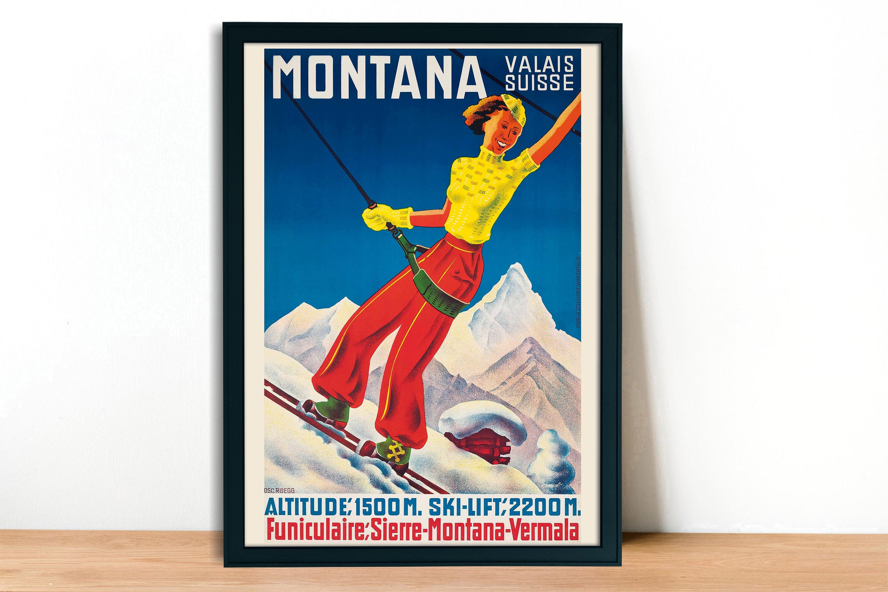 Affiche ancienne – Jungfrau, Region de la Jungfrau, Suisse – Galerie 1 2 3