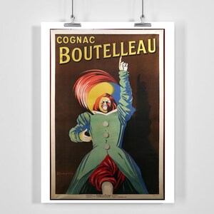 Cognac Boutelleau Vintage Poster por Leonetto Cappiello - Enmarcado / Sin marco