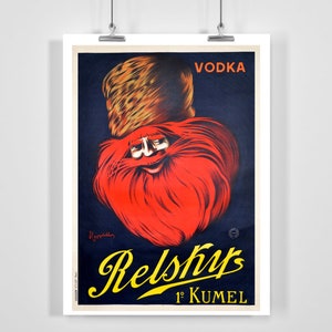 Relsky Wodka Werbeposter von Leonetto Cappiello - Gerahmt / Ungerahmt