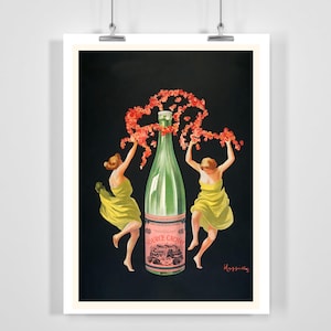 Evian-Cachat Mineralwasser Vintage Werbeplakat von Leonetto Cappiello - Gerahmt/Ungerahmt