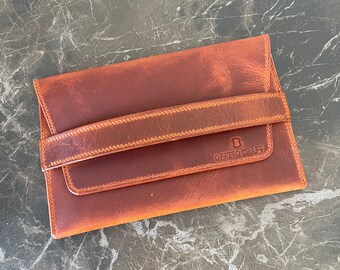 Estuche Tolino Shine 3 de piel italiana cosida a mano