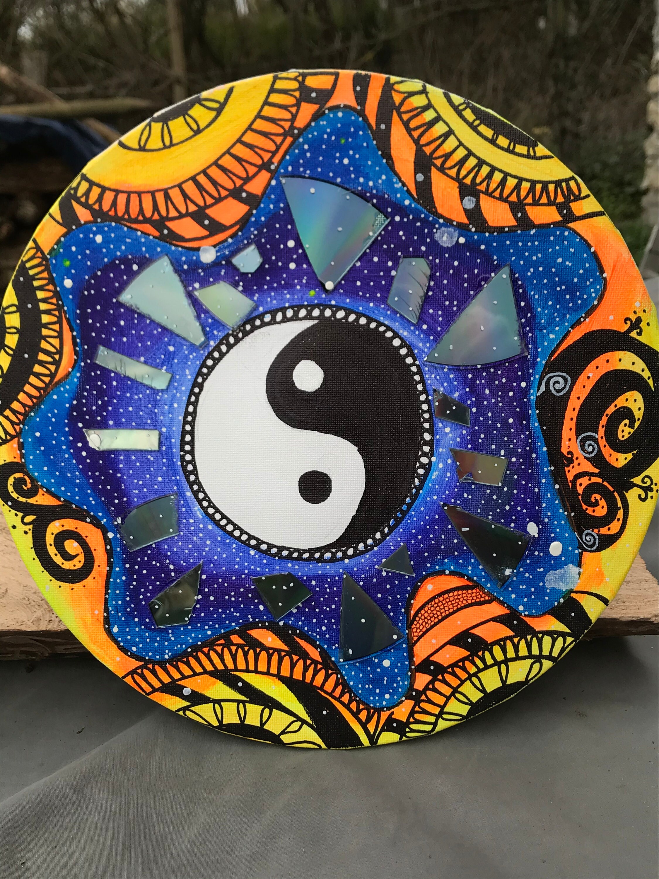 Peinture Psychédélique sur Toile