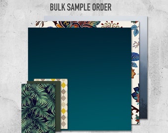 Bulk SAMPLE Order for NordWallPaper | Removable Wallpaper Samples | Peel and Stick Wallpaper A4, 20"x 19" samples