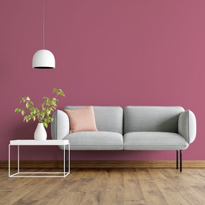 Carta da parati staccabile e adesiva, colore rosa moderato, carta da parati per la casa, adesivo da parete staccabile e adesiva, carta da parati autoadesiva per camera da letto NWC43