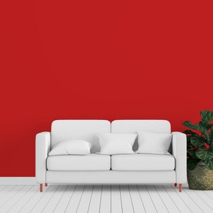 Peel And Stick Wallpaper Bright Red solid color, Home Decor Wallpaper, Peel and Stick Wall Sticker, Self-Adhesive Bedroom Wallpaper NWC13