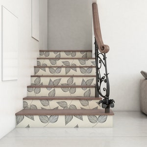 Colorful DIY Stair Risers with Peel and Stick Wallpaper  Sprucing Up  Mamahood