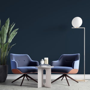 Marineblaue Tapete, Tapete zum Abziehen und Aufkleben, Tapete für Wohnkultur, Peel n Stick Wandaufkleber, selbstklebende Tapete für Schlafzimmer NWC60