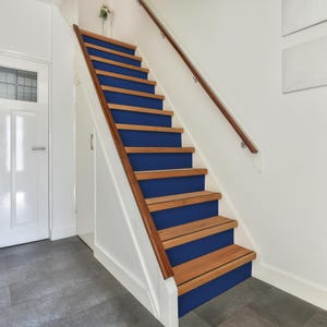 Stair Riser Decals Navy Blue, Stickers for Stairs Dark Blue, Self ...