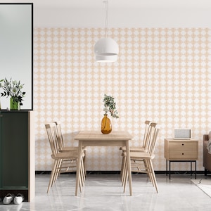 Removable Wallpaper Geometric Peel and Stick Minimalist Pattern Self-Adhesive Classic Style Wall Decor