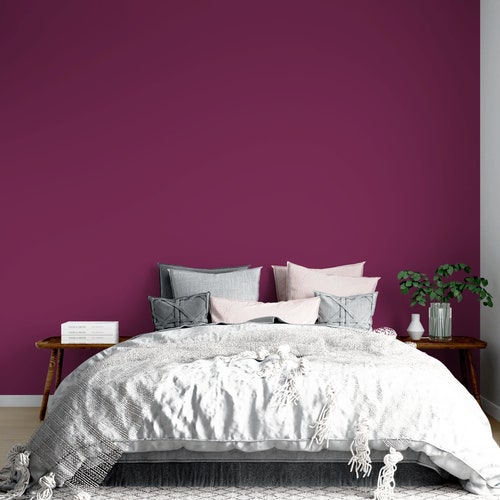 Red Rose Peel and Stick Wallpaper Sketch Floral Self Etsy