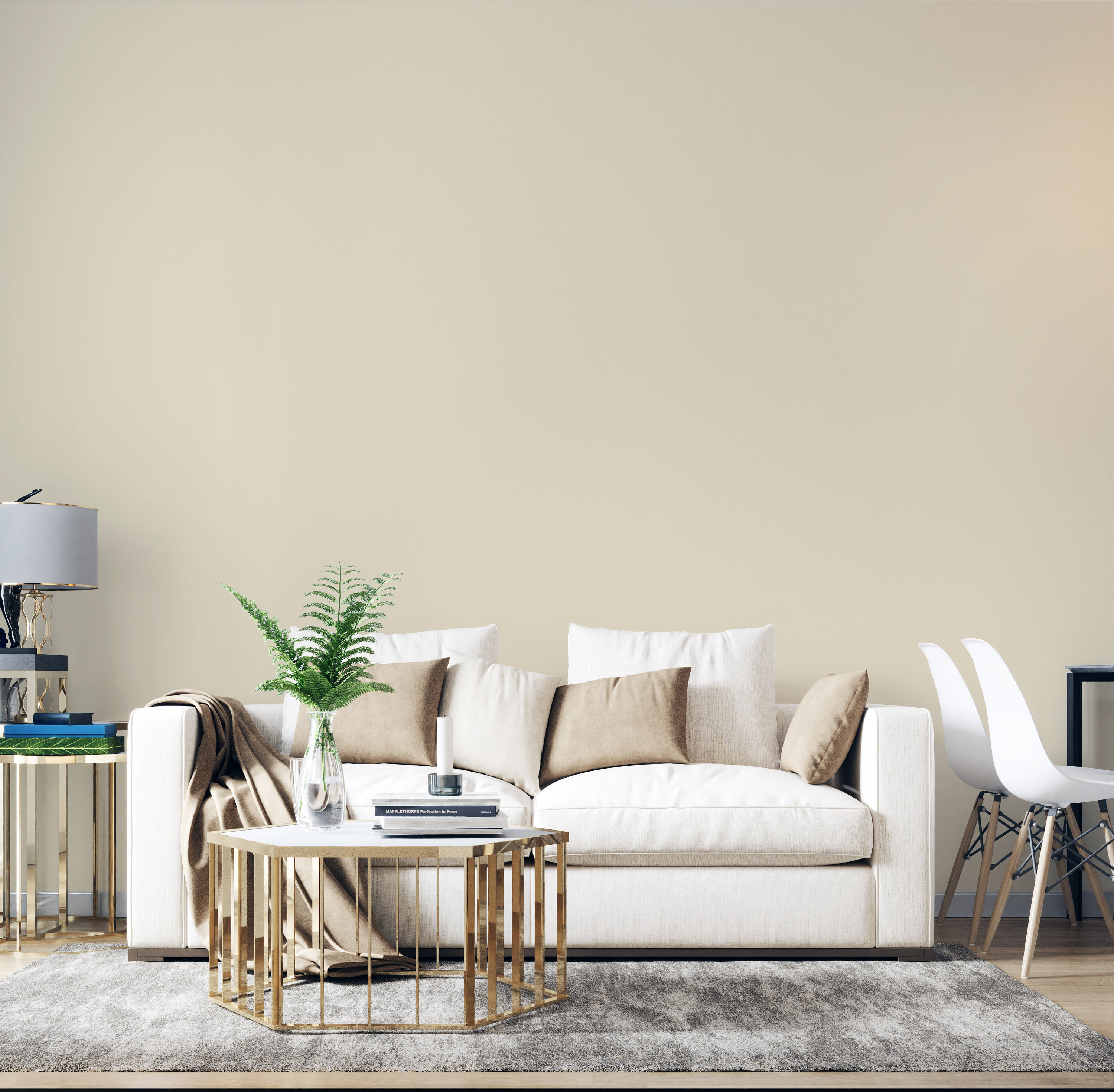 Peel and Stick Wallpaper Beige Solid Color Wallpaper Home Etsy