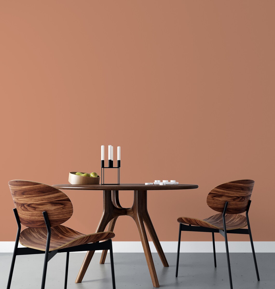 Peel And Stick Wallpaper Soft Red solid color Wallpaper Home Etsy