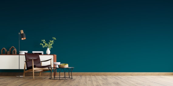 Teal peel and stick wallpaper deals
