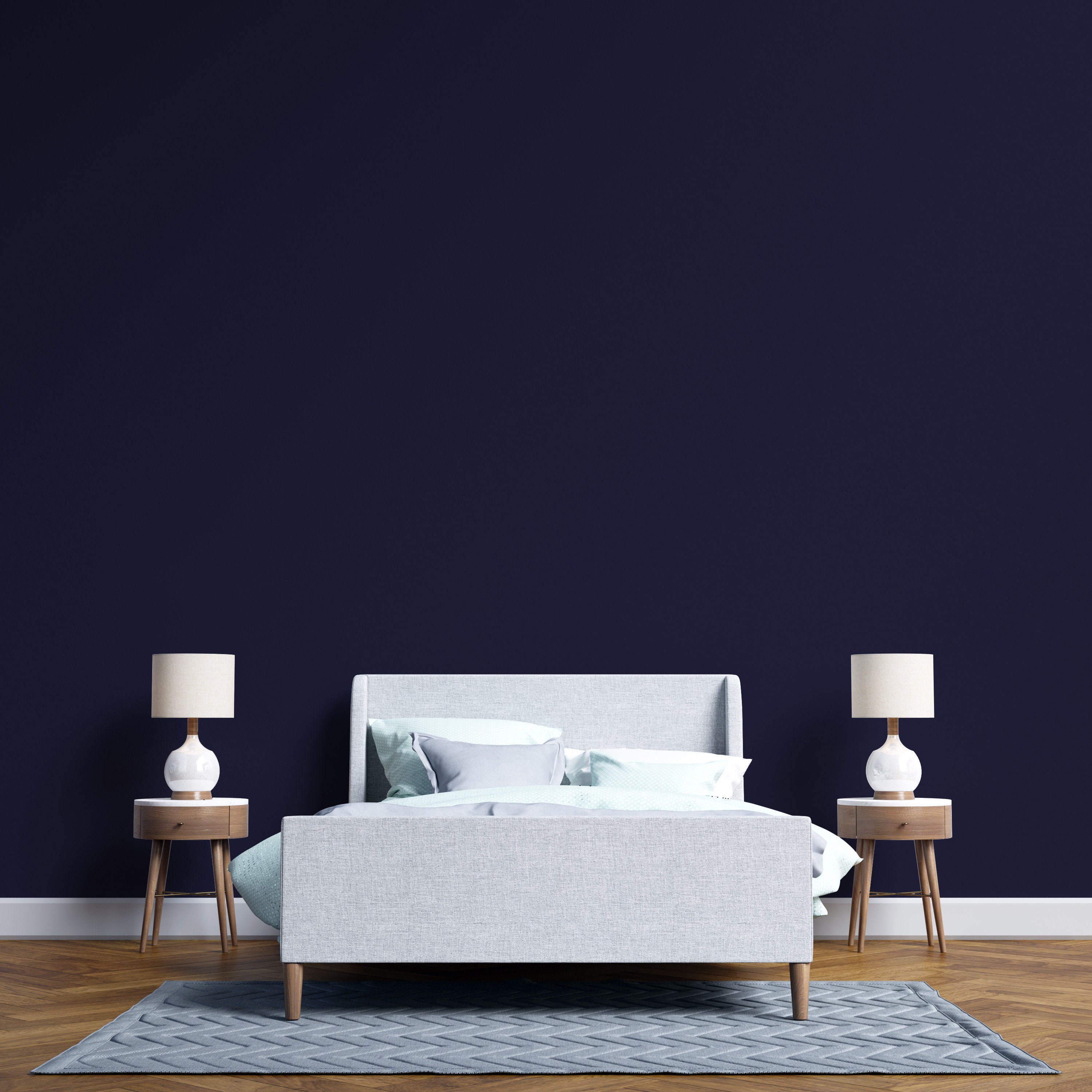 Navy Blue Wallpaper Peel And Stick Wallpaper Wallpaper for Etsy