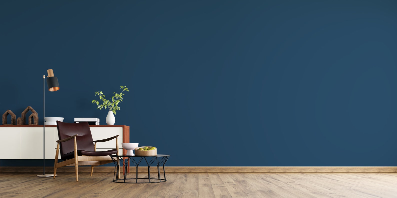 Peel and Stick Wallpaper Dark Blue Solid Color Wallpaper for - Etsy
