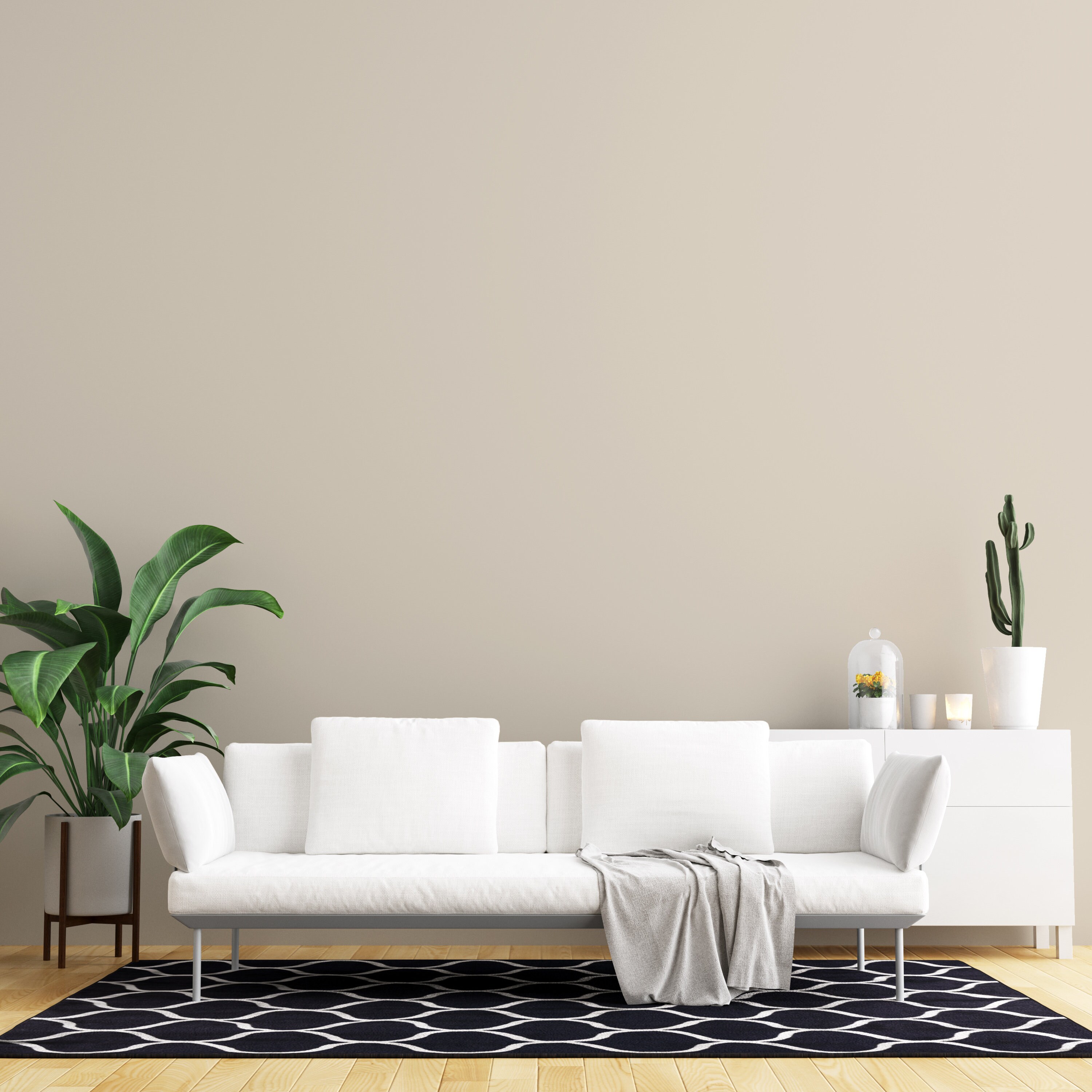 Peel And Stick Wallpaper Soft Beige solid color Wallpaper Etsy