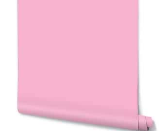Papel pintado autoadhesivo de color rosa suave: mural autoadhesivo de color liso