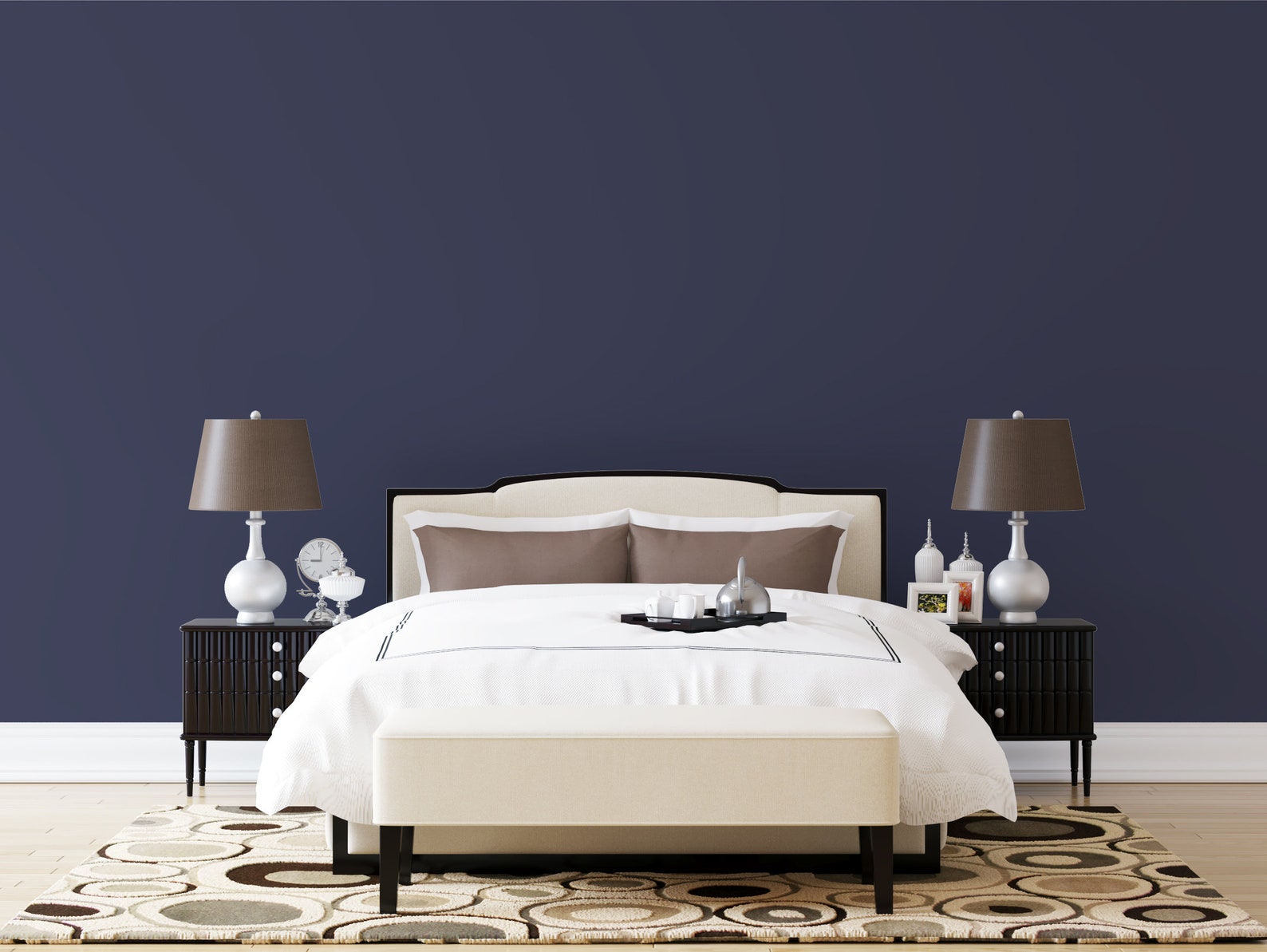 Peel and Stick Wallpaper Purple Solid Color Wallpaper for - Etsy