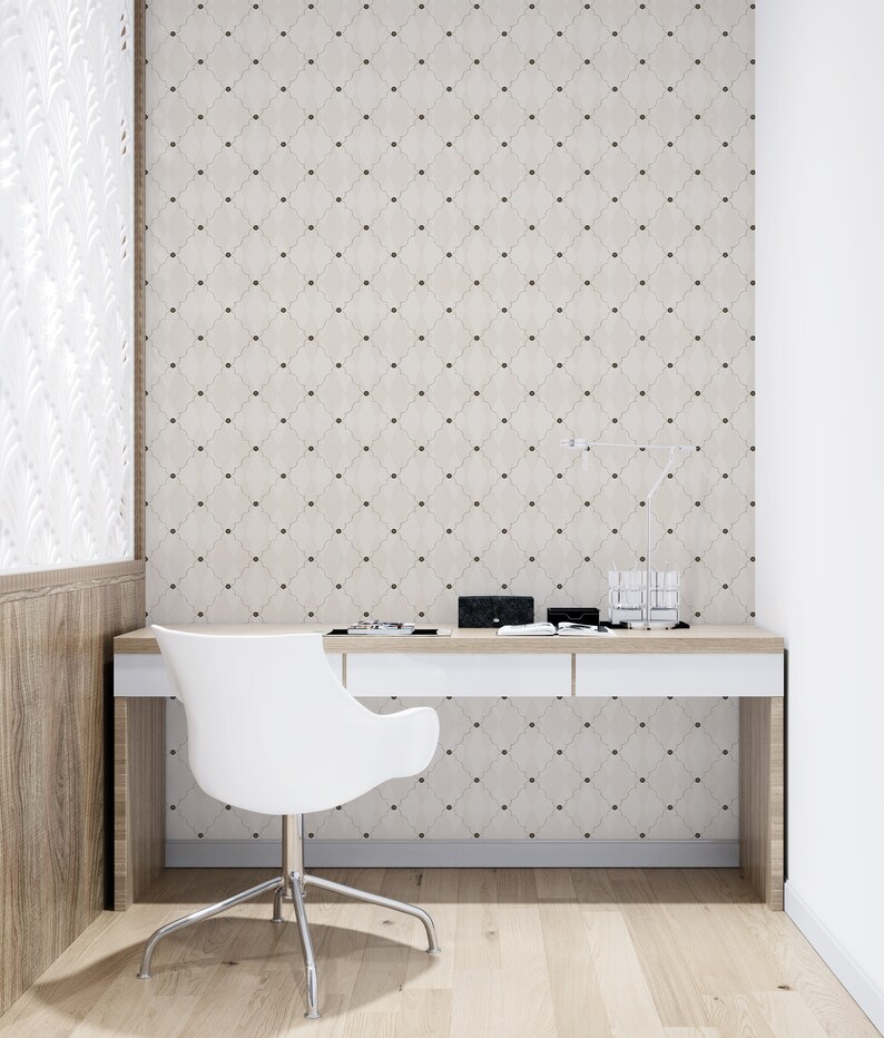 Removable Wallpaper Vintage Wallpaper Lace Trimming Pattern Etsy