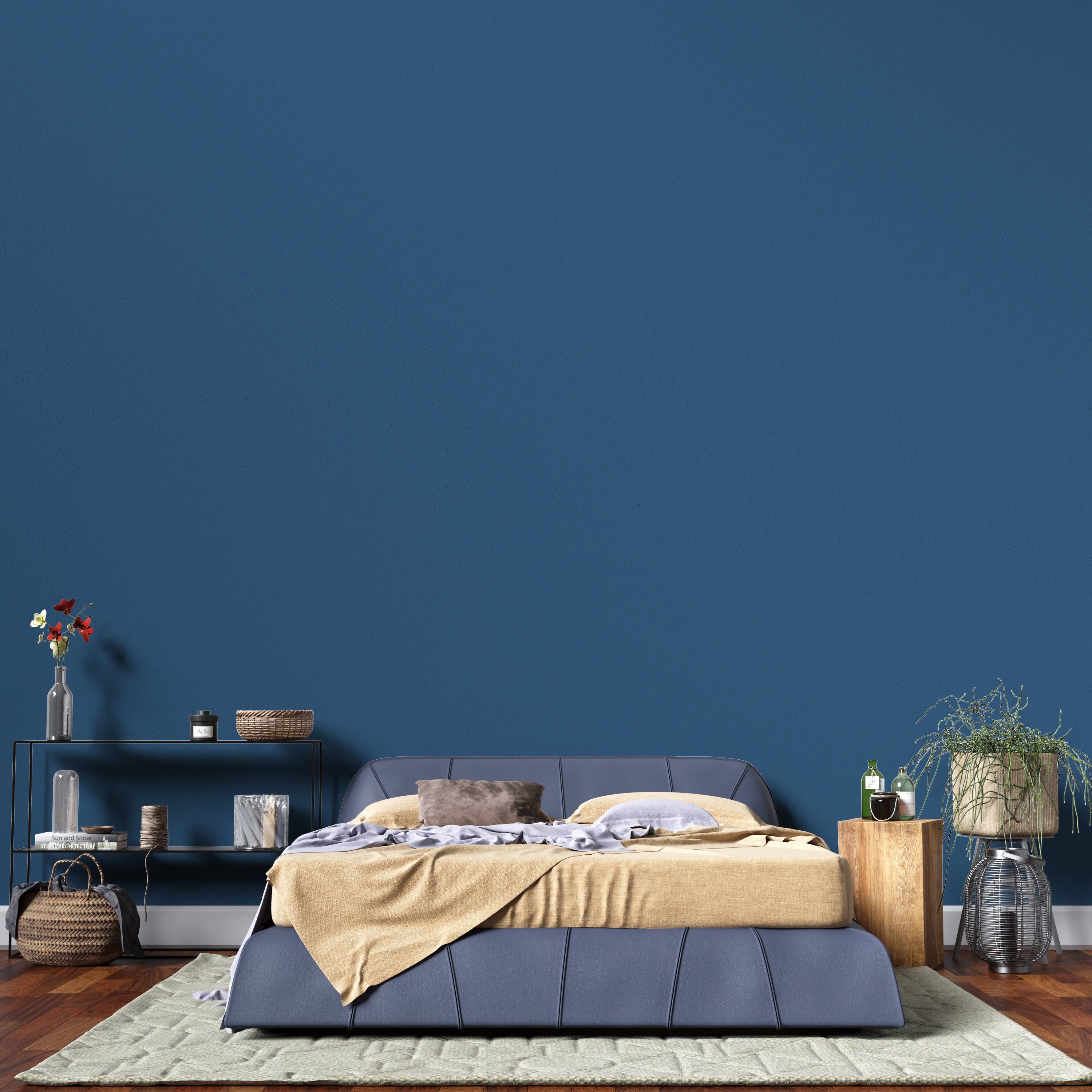 Peel and Stick Wallpaper Light Blue Solid Color Wallpaper for Etsy