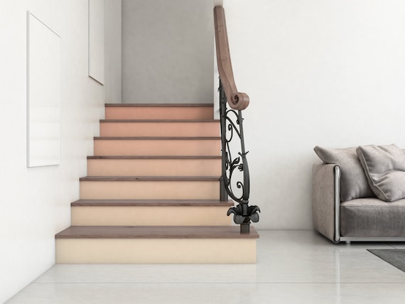 Stair sale riser wallpaper