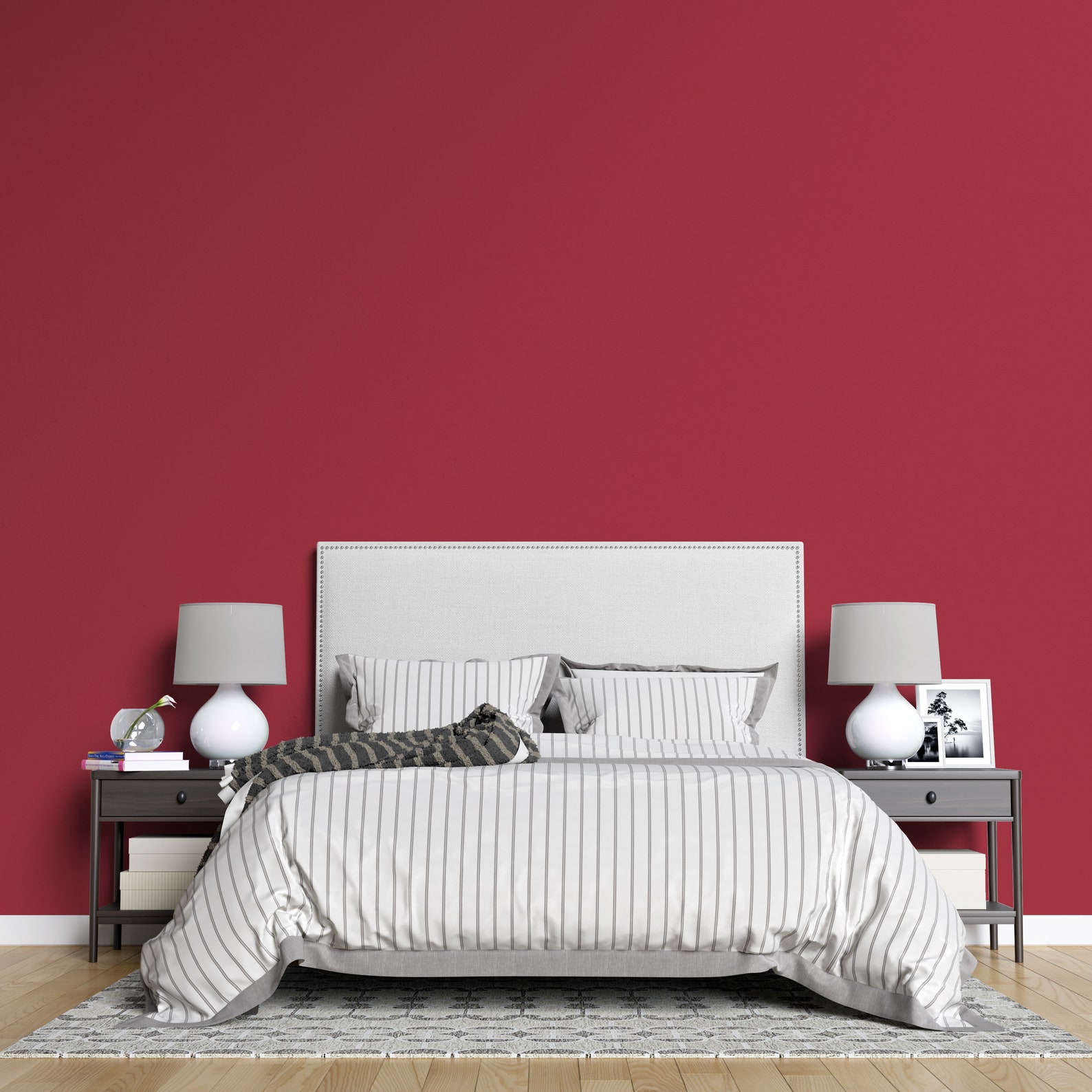 Peel and Stick Wallpaper Hot Pink Solid Color Wallpaper for - Etsy