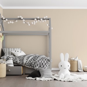 Peel And Stick Wallpaper Soft White solid color, Wallpaper Home Decor, Peel and Stick Wall Sticker, Self-Adhesive Bedroom Wallpaper NWC80
