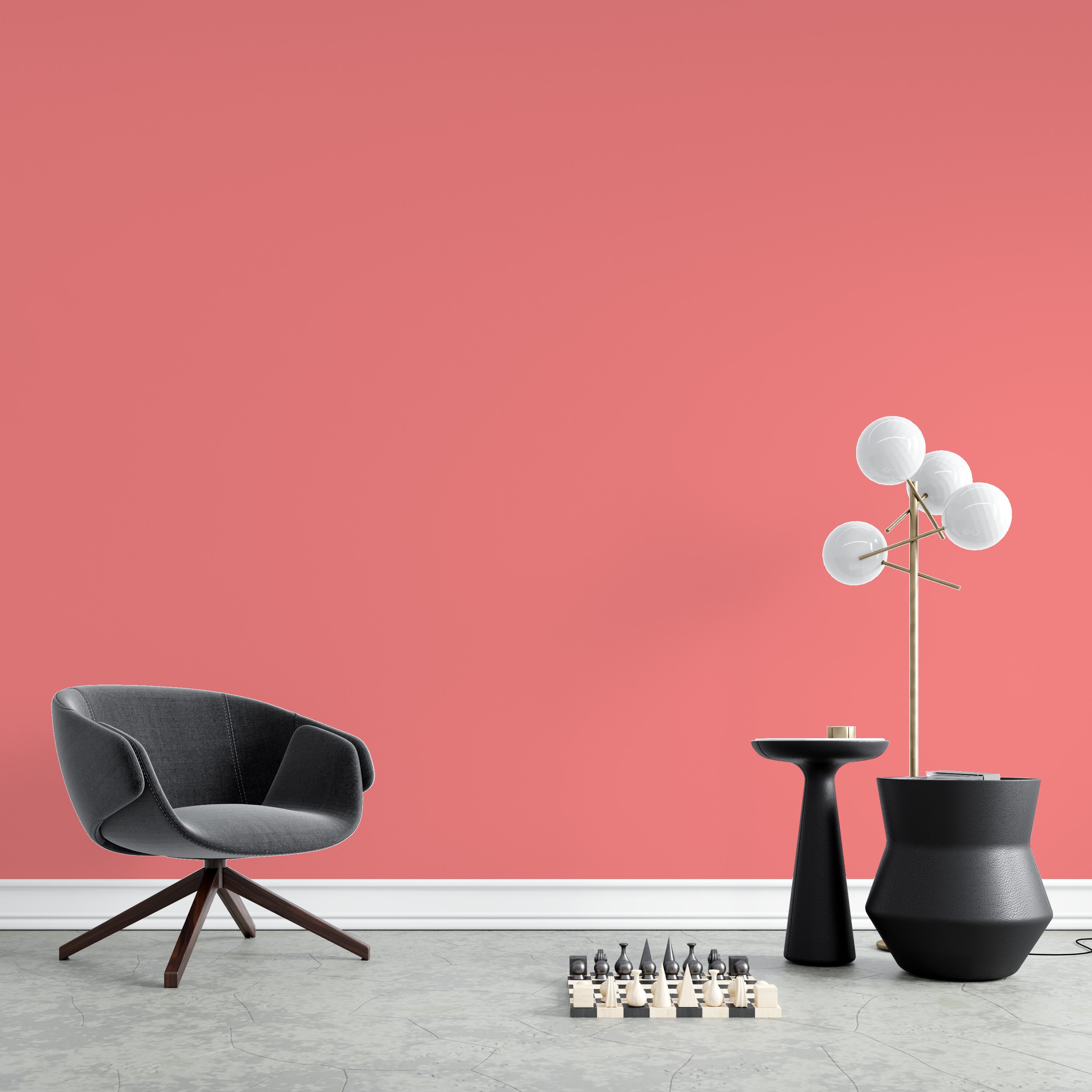 Peel and Stick Wallpaper Pink Solid Color Wallpaper for Home Etsy