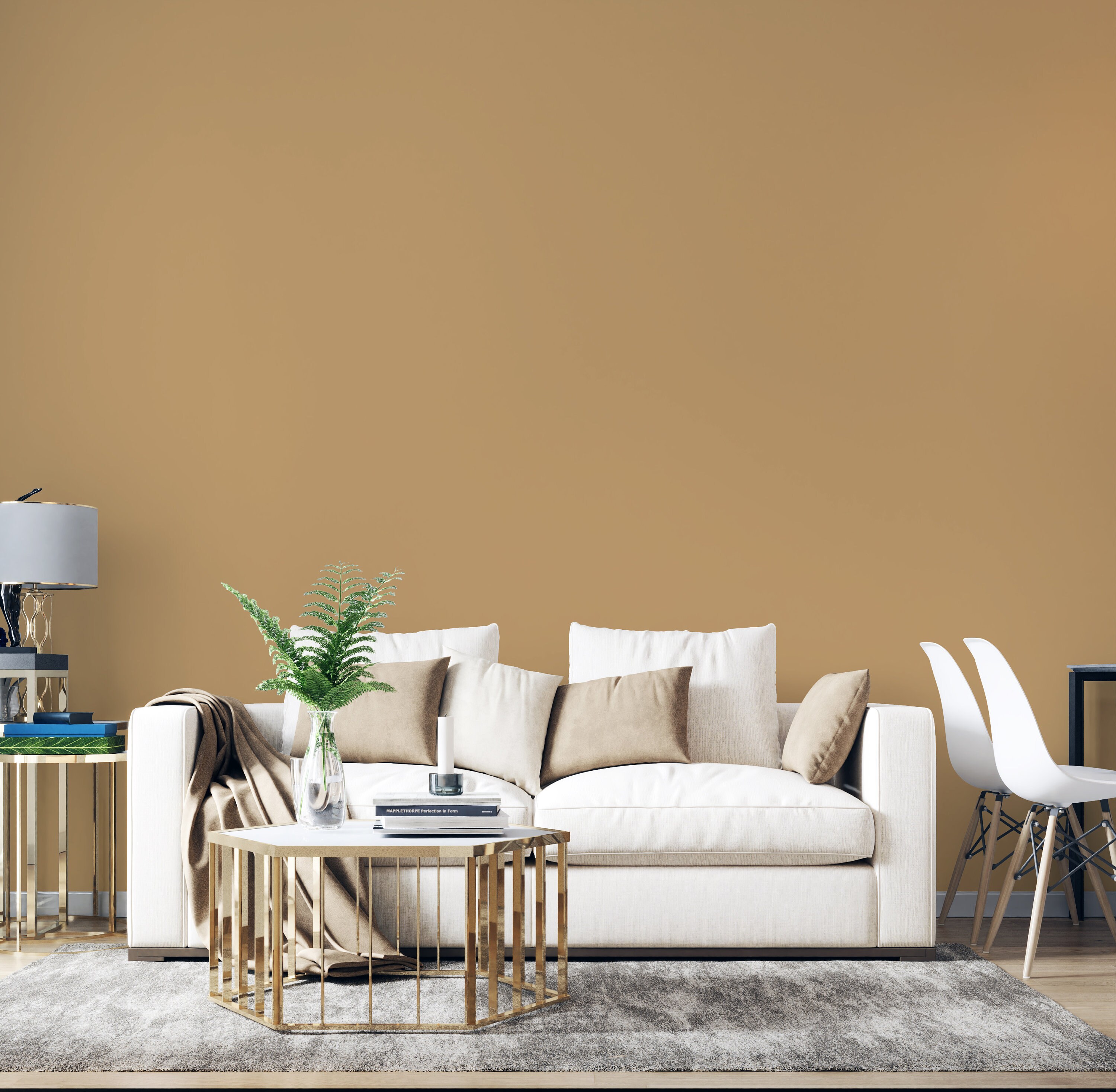 Peel And Stick Wallpaper Beige solid color Wallpaper Home Etsy