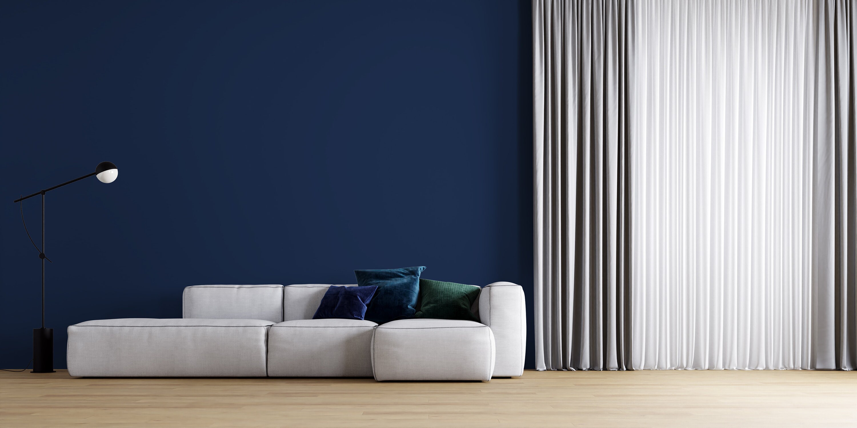 Navy Blue Wallpaper Peel and Stick Wallpaper Blue Solid Etsy