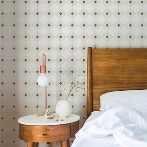 Peel and Stick Wallpaper Mid-Century Modern Geometric Retro Removable Self-Adhesive Wall Decor