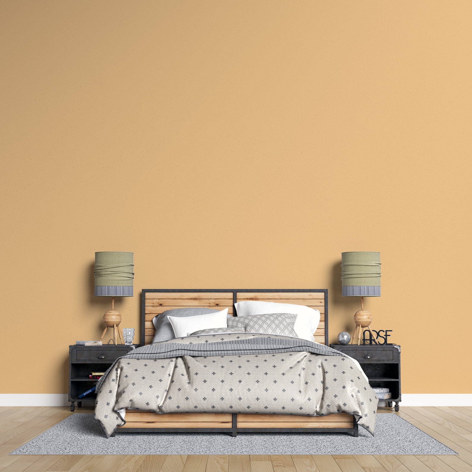 Peel and Stick Wallpaper Beige Solid Color Wallpaper Home Etsy