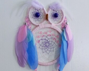Owl dreamcatcher.  Owl dream catchers Owl nursery decor