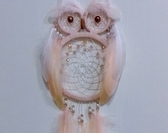 Owl Dreamcatcher, Nursery Decor, Baby Gift