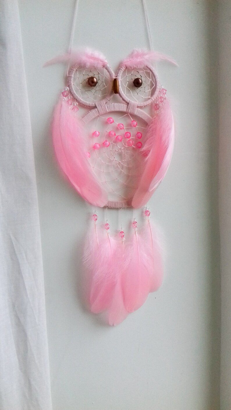 Owl Dreamcatcher. Owl Decor for Nursery Etsy