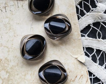 11pcs / 18mm / Japan Vintage Buttons / Acrylic Buttons