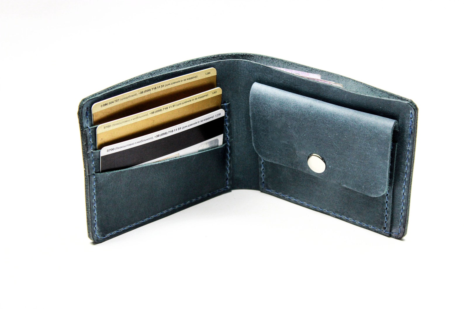 Surfing leather bifold engraved wallet / Gift for Surfer / Etsy
