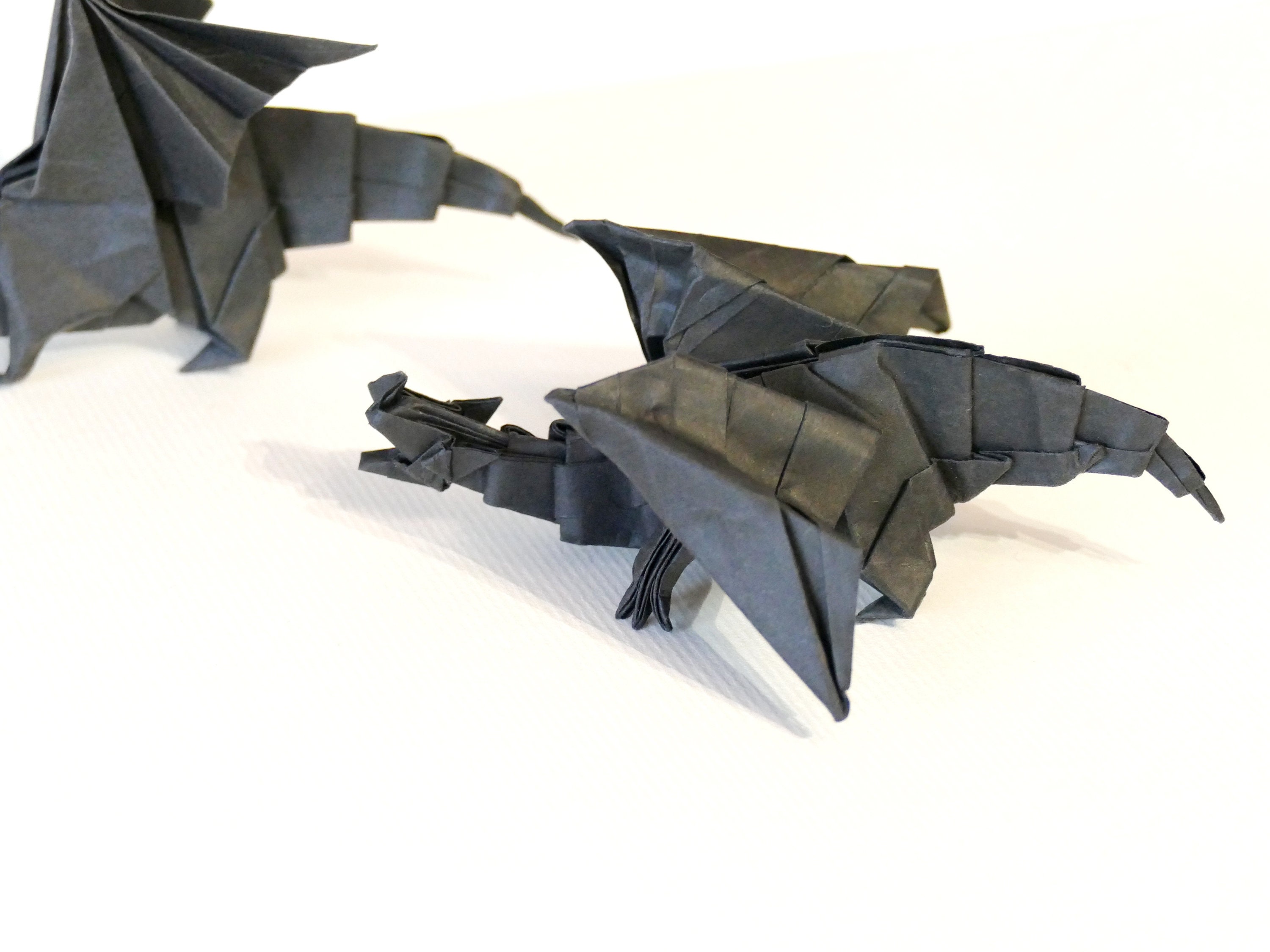 Handmade Origami Dragon Paper Dragon Decoration Origami Etsy