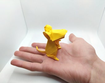 Handmade Origami Mouse, Paper Mouse, Home Decoration, Best Gift