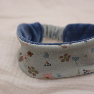 Doll headband / doll hairband made of organic fabrics, with two different sides, fits 30 to 40 cm dolls image 4