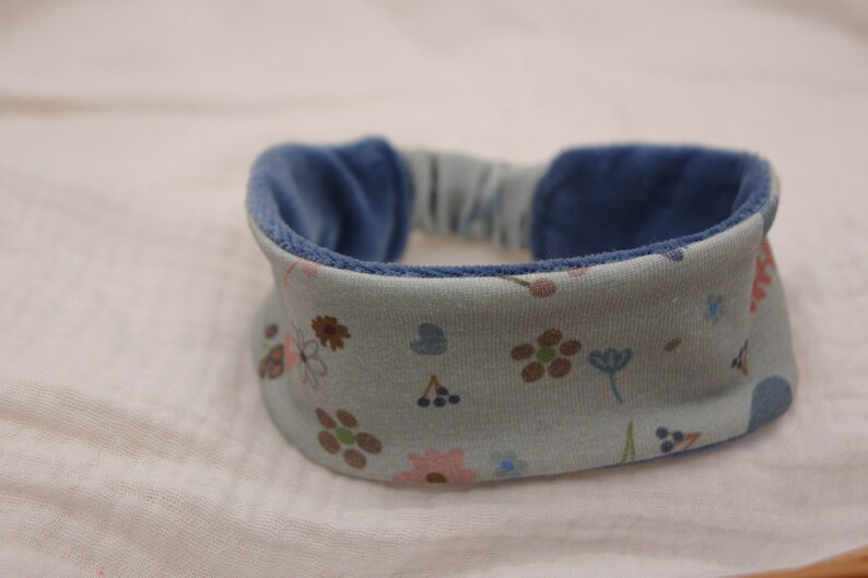 Doll headband / doll hairband made of organic fabrics, with two different sides, fits 30 to 40 cm dolls image 4