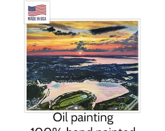 Custom Oil Landscape Painting from Photo Hand-Painted Art Commission