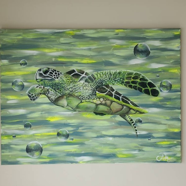 Extra Large Turtle Wall Art Etsy